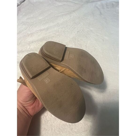 Old Navy Brown Fringe Boots Girls Boots Toddler Size 5 Zipper Sides - Picture 8 of 10